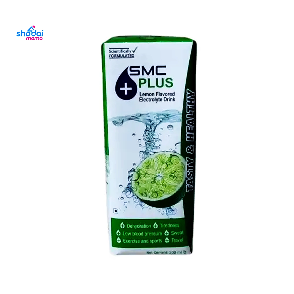 SMC Plus Lemon Flavoured Electrolyte Drink 200ml